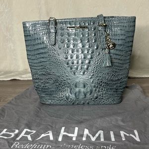 Medium Asher -Brahmin- Teal Blue/Turquoise